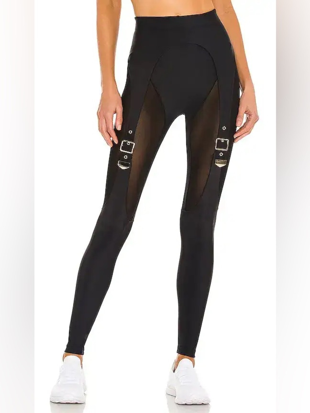 New Adam Selman Buckle Legging in Black Size XS $175